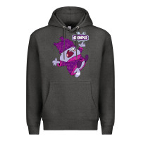 Charcoal Heather chowder Premium Hoodie - linhVisuals