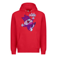 Red chowder Premium Hoodie - linhVisuals