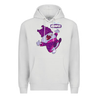 Dove Grey chowder Premium Hoodie - linhVisuals