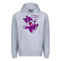 Heather Grey chowder Premium Hoodie - linhVisuals