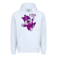 White chowder Premium Hoodie - linhVisuals