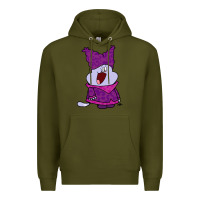 Army Green chowder Premium Hoodie - linhVisuals
