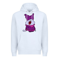 White chowder Premium Hoodie - linhVisuals