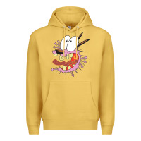 Antique Gold courage the cowardly dog Premium Hoodie - linhVisuals