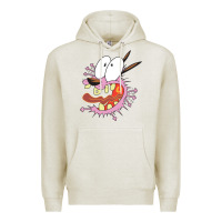 Oatmeal Heather courage the cowardly dog Premium Hoodie - linhVisuals