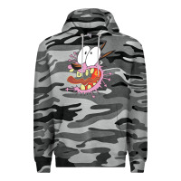 Slate Camo courage the cowardly dog Premium Hoodie - linhVisuals