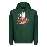 Sports Green courage the cowardly dog Premium Hoodie - linhVisuals