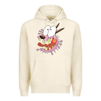 Tofu courage the cowardly dog Premium Hoodie - linhVisuals