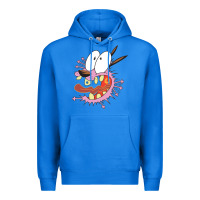 True Royal courage the cowardly dog Premium Hoodie - linhVisuals