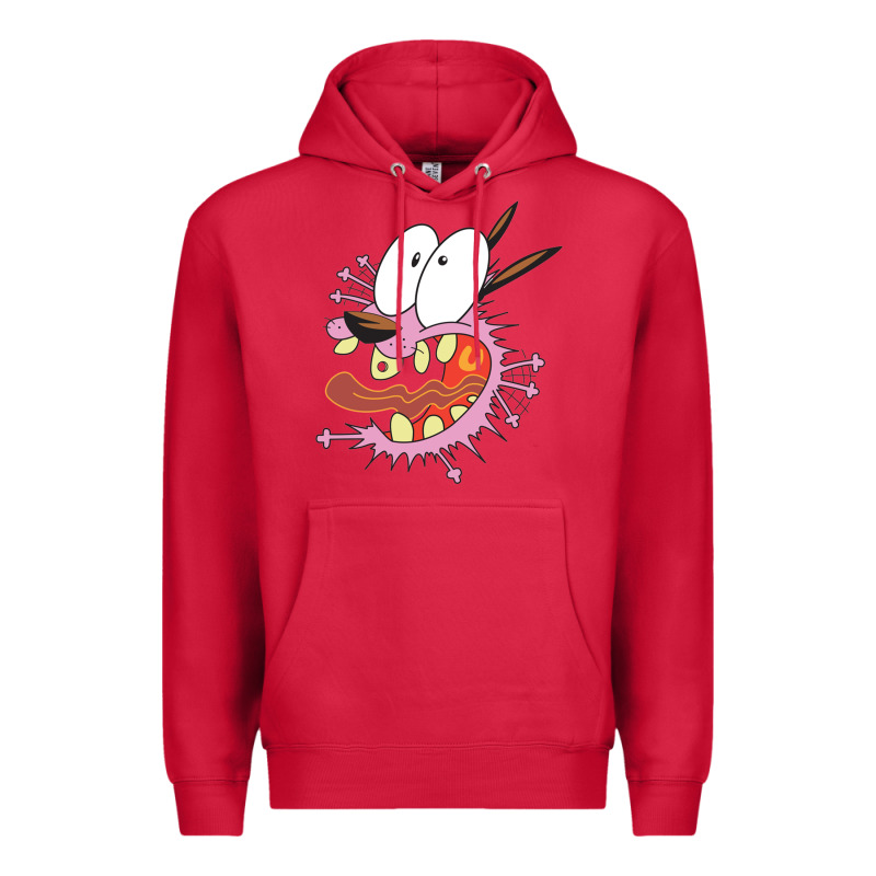 Courage The Cowardly Dog Premium Hoodie by linhVisuals | Teevron