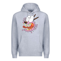 Heather Grey courage the cowardly dog Premium Hoodie - linhVisuals