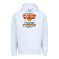 White wonder  woman Premium Hoodie - linhVisuals