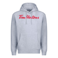 Heather Grey Tim Hortons Premium Hoodie - linhVisuals