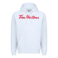 White Tim Hortons Premium Hoodie - linhVisuals