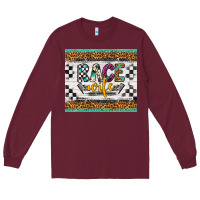 Burgundy race wife Long Sleeve Tee - Artiststas