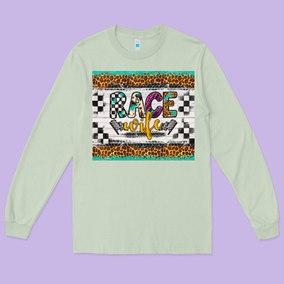 Race Wife Long Sleeve Tee Designed By Artiststas
