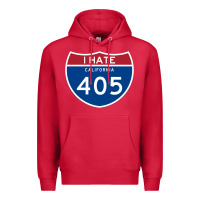 Cardinal los angeles california interstate 405 (i 405) sweatshirt Premium Hoodie - linhVisuals