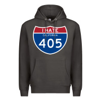 Smoke los angeles california interstate 405 (i 405) sweatshirt Premium Hoodie - linhVisuals
