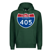 Sports Green los angeles california interstate 405 (i 405) sweatshirt Premium Hoodie - linhVisuals