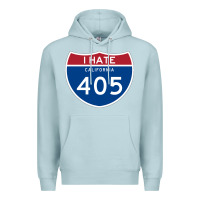 Blue Mist los angeles california interstate 405 (i 405) sweatshirt Premium Hoodie - linhVisuals