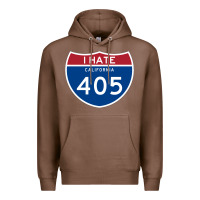 Chestnut los angeles california interstate 405 (i 405) sweatshirt Premium Hoodie - linhVisuals