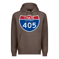 Coffee los angeles california interstate 405 (i 405) sweatshirt Premium Hoodie - linhVisuals