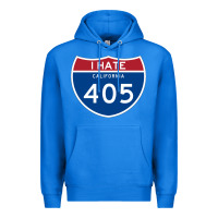 True Royal los angeles california interstate 405 (i 405) sweatshirt Premium Hoodie - linhVisuals
