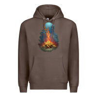 Coffee Souls Bonfire Premium Hoodie - linhVisuals