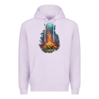 Lilac Souls Bonfire Premium Hoodie - linhVisuals