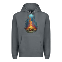Rock Souls Bonfire Premium Hoodie - linhVisuals