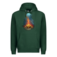 Sports Green Souls Bonfire Premium Hoodie - linhVisuals