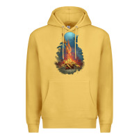 Antique Gold Souls Bonfire Premium Hoodie - linhVisuals
