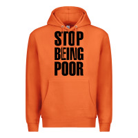 Carrot Stop Being Poor Premium Hoodie - linhVisuals