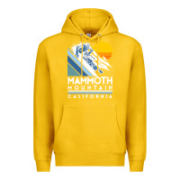 Lemon mammoth mountain california retro ski sweatshirt Premium Hoodie - linhVisuals