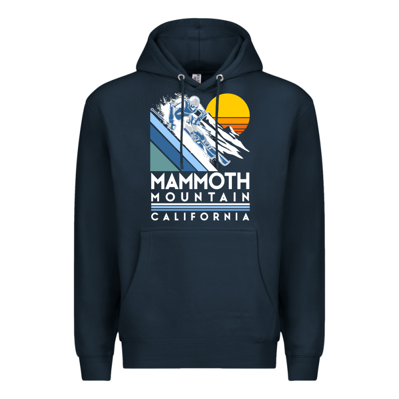 Mammoth Mountain California Retro Ski Sweatshirt Premium Hoodie by linhVisuals | Teevron