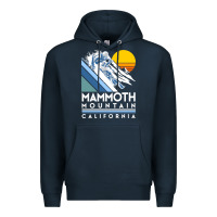 Navy mammoth mountain california retro ski sweatshirt Premium Hoodie - linhVisuals