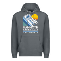 Rock mammoth mountain california retro ski sweatshirt Premium Hoodie - linhVisuals