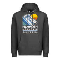 Charcoal Heather mammoth mountain california retro ski sweatshirt Premium Hoodie - linhVisuals