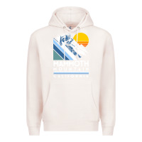 Pale Pink mammoth mountain california retro ski sweatshirt Premium Hoodie - linhVisuals