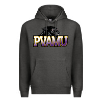 Charcoal Heather Prairie View A&M Panthers And Lady Panthers Rectangle Patch Premium Hoodie - linhVisuals