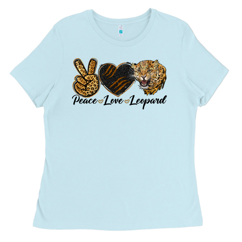 Peace Love Lion Head Ladies Tee by LillyAllenDesigns | Teevron