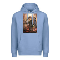 Colony Blue Warhammer Characters Premium Hoodie - linhVisuals