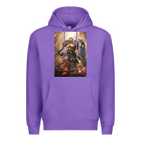 Purple Warhammer Characters Premium Hoodie - linhVisuals