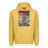 Antique Gold The Painted World Premium Hoodie - linhVisuals