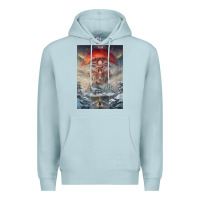Blue Mist The Painted World Premium Hoodie - linhVisuals