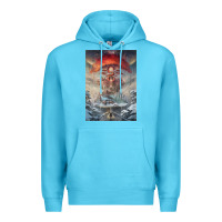 Ocean Blue The Painted World Premium Hoodie - linhVisuals