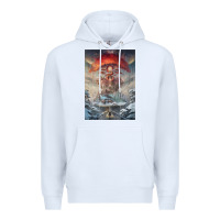 White The Painted World Premium Hoodie - linhVisuals