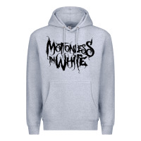 Heather Grey Motionless In White Premium Hoodie - linhVisuals