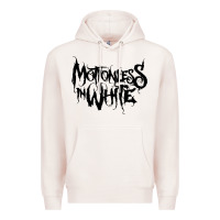Pale Pink Motionless In White Premium Hoodie - linhVisuals