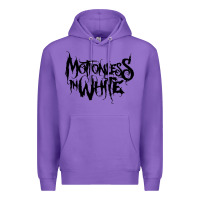 Purple Motionless In White Premium Hoodie - linhVisuals